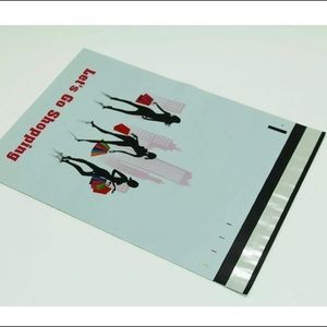 25 Poly Mailer 10x13 Shopping Girl Double Sided